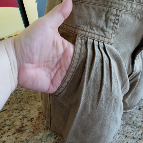 NWT FP One Free People One Penny High-Rise Shorts with Tie Belt and Pockets - Picture 8 of 16